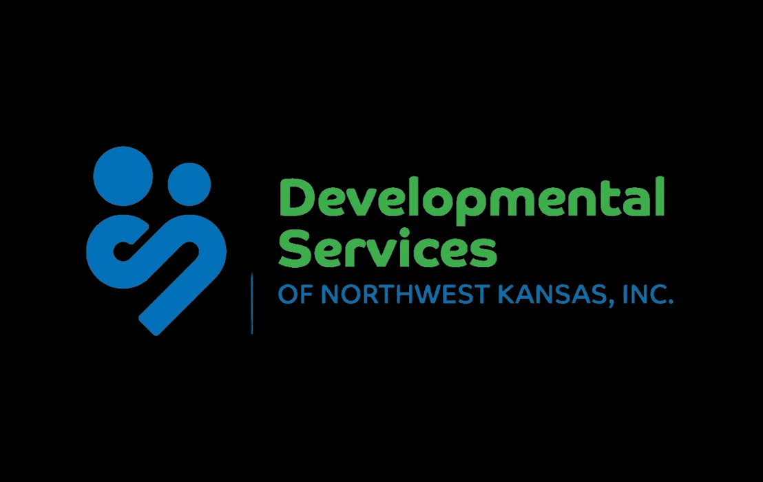 Developmental Services logo on black background