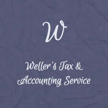Weller's Tax logo on textured background