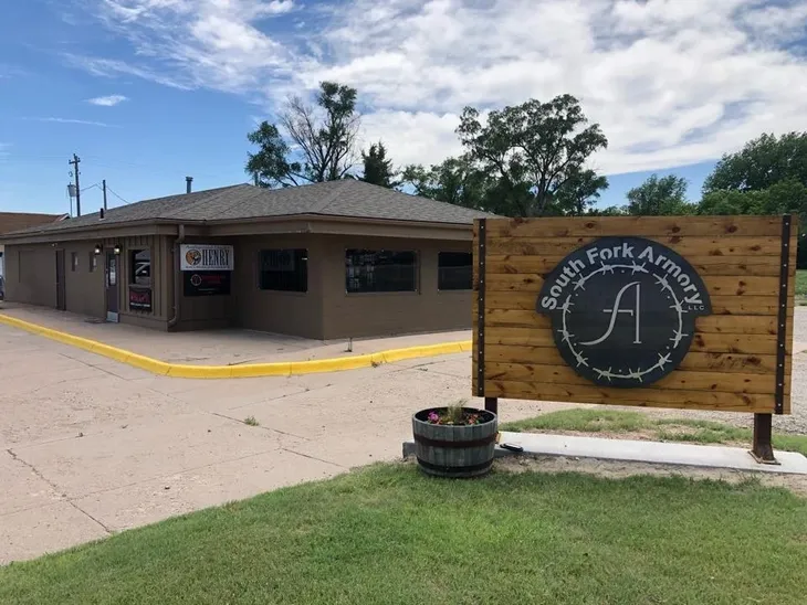 South Fork Armory building exterior view