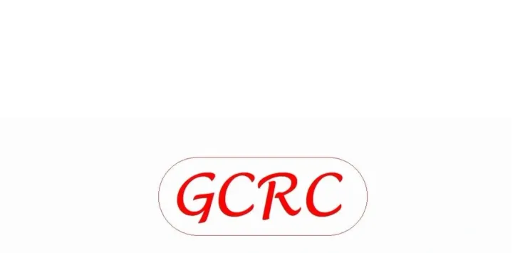 GCRC emblem in red letters